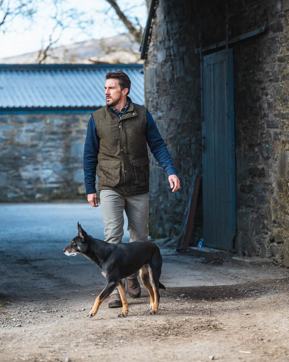 Hoggs of Fife Glenbervie Quilted Gilet - Image 4
