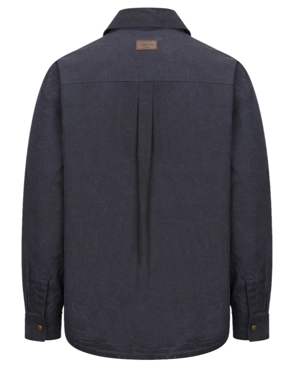 Hoggs of Fife Mens Huntly Waxed Canvas Utility Overshirt - Image 9