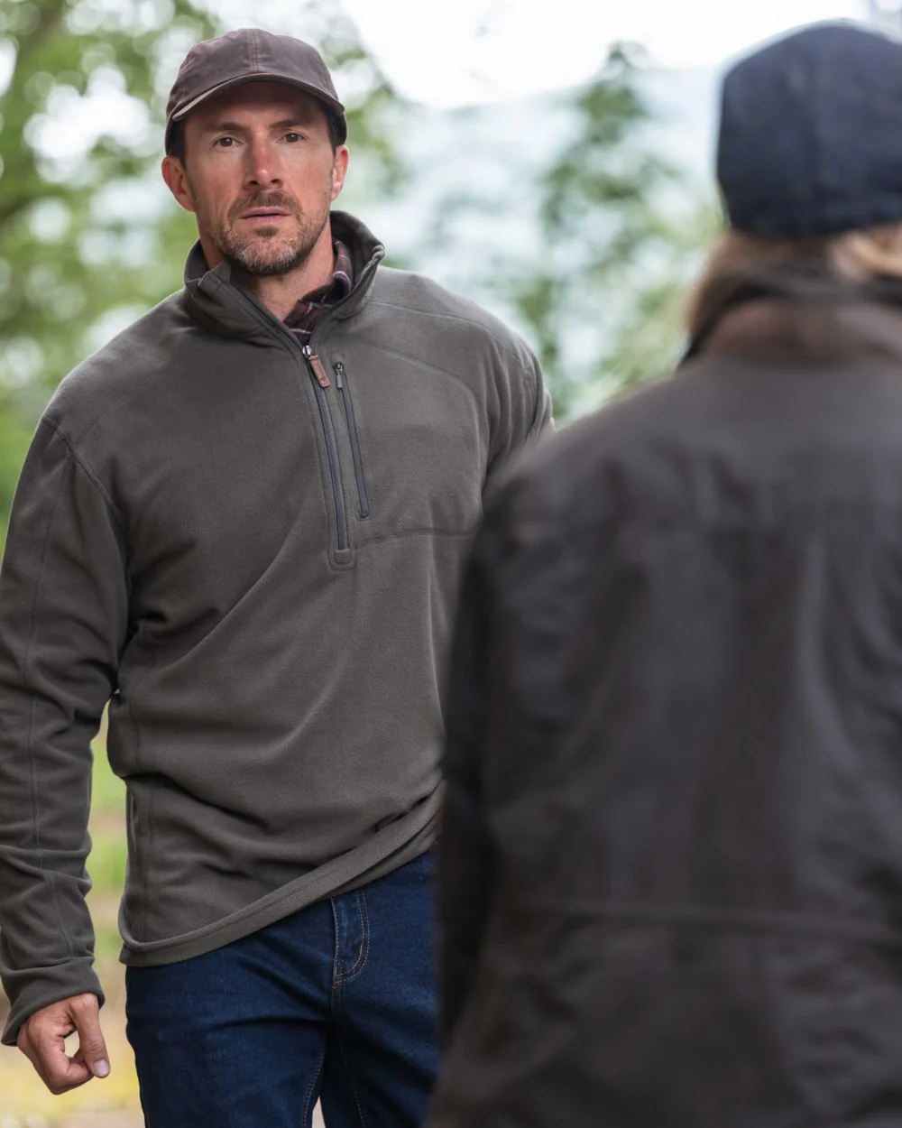 Hoggs of Fife Islander Techpro Quarter Zip Shirt - Image 2