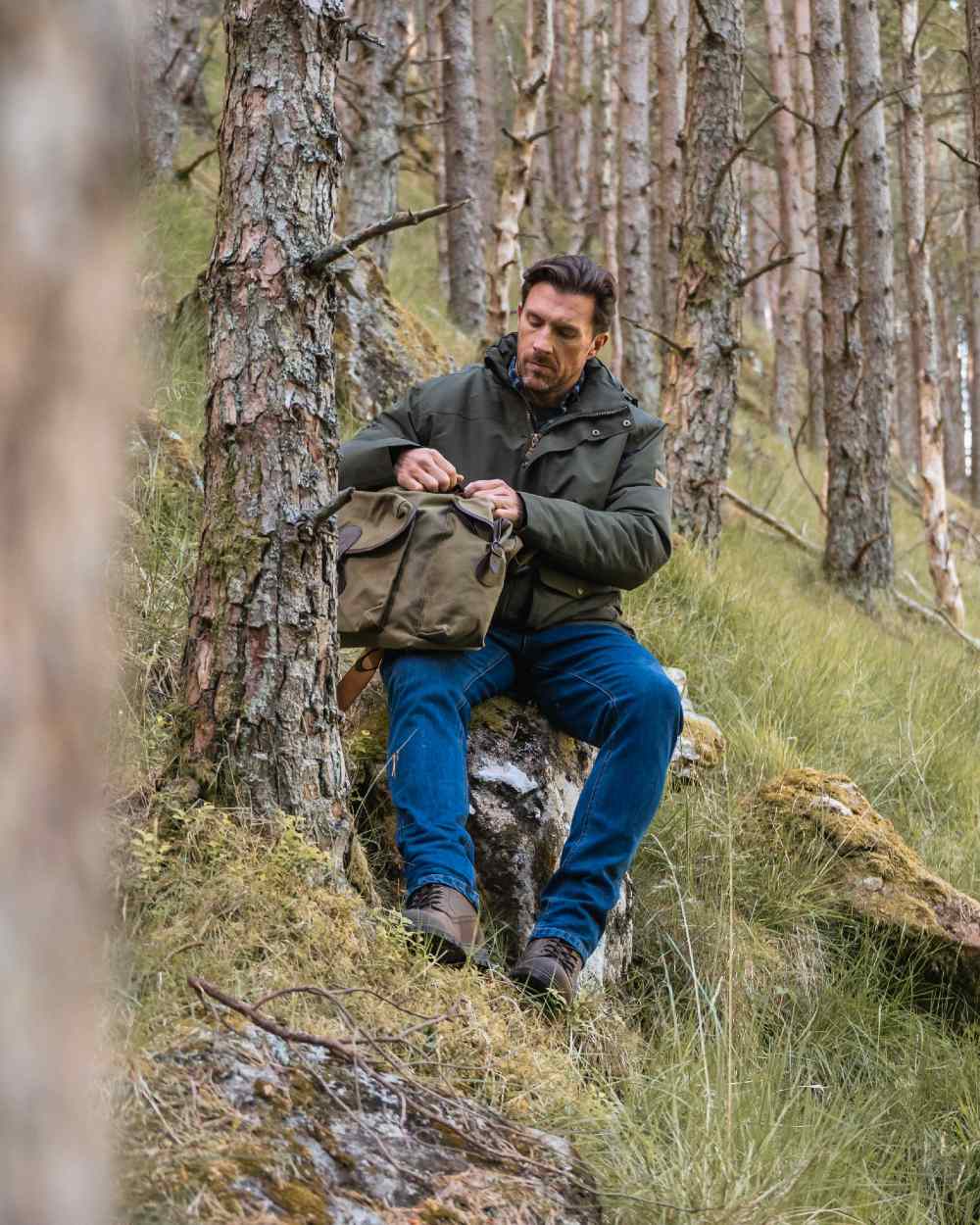 Hoggs of Fife Mens Kelso Waterproof Wax Jacket - Image 5