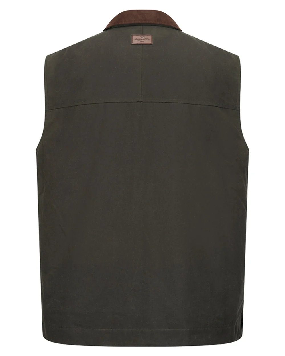 Hoggs of Fife Mens Maxton Padded Waxed Waistcoat - Image 4