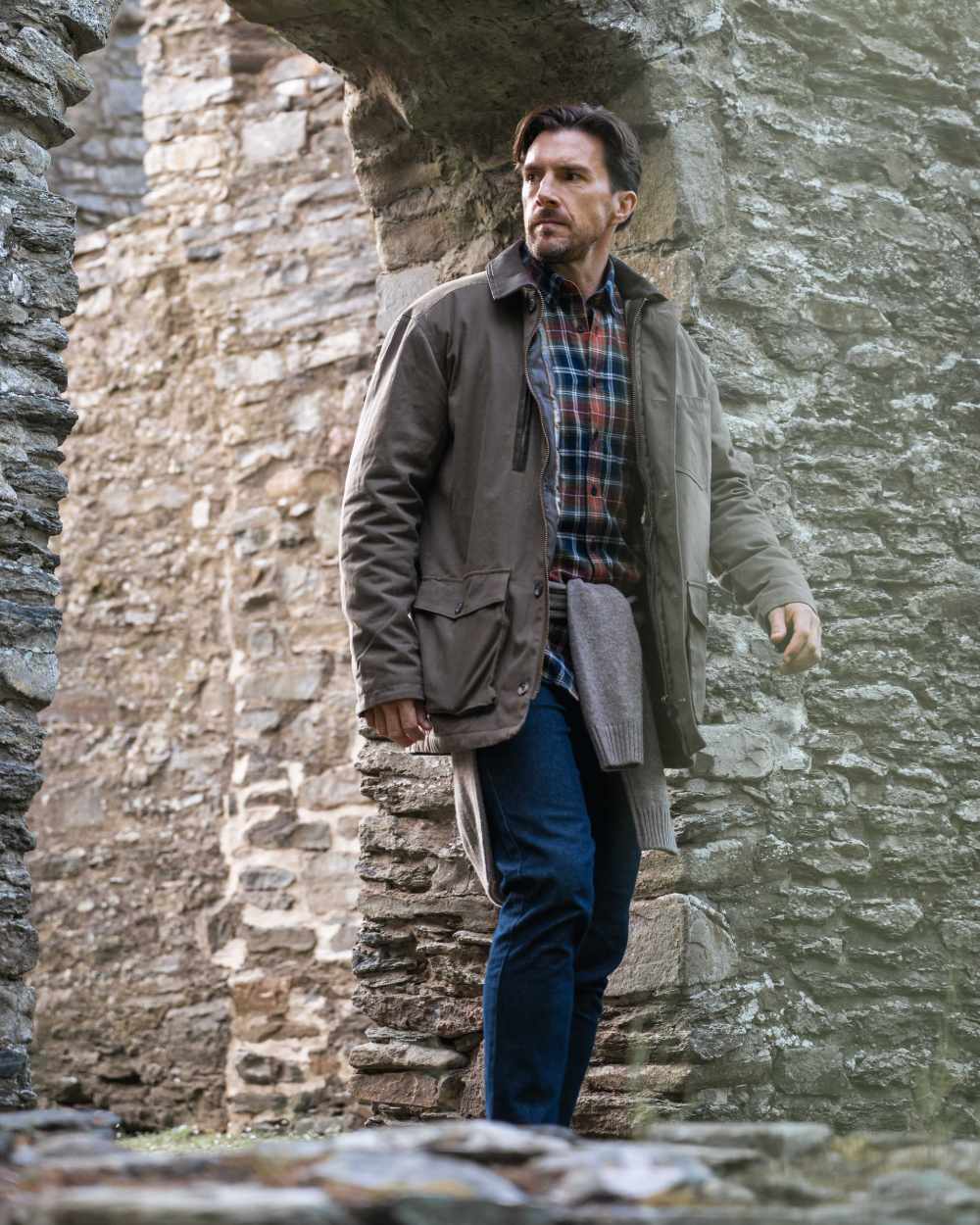 Hoggs of Fife Mens Pitcairn Flannel Check Shirt - Image 5