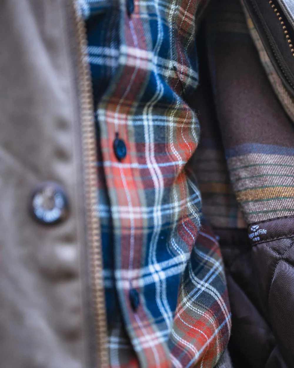 Hoggs of Fife Mens Pitcairn Flannel Check Shirt - Image 8