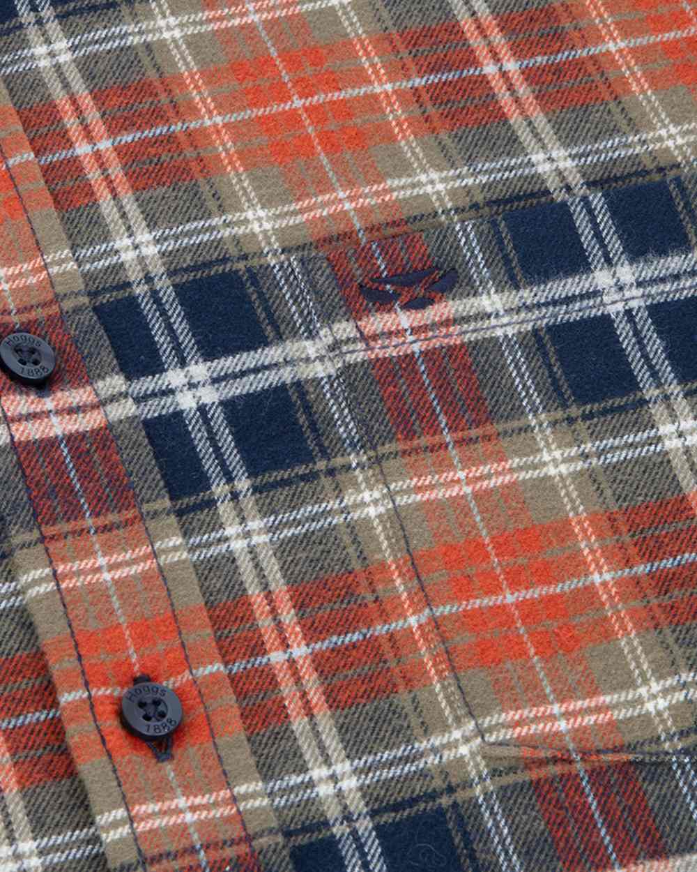 Hoggs of Fife Mens Pitcairn Flannel Check Shirt - Image 9