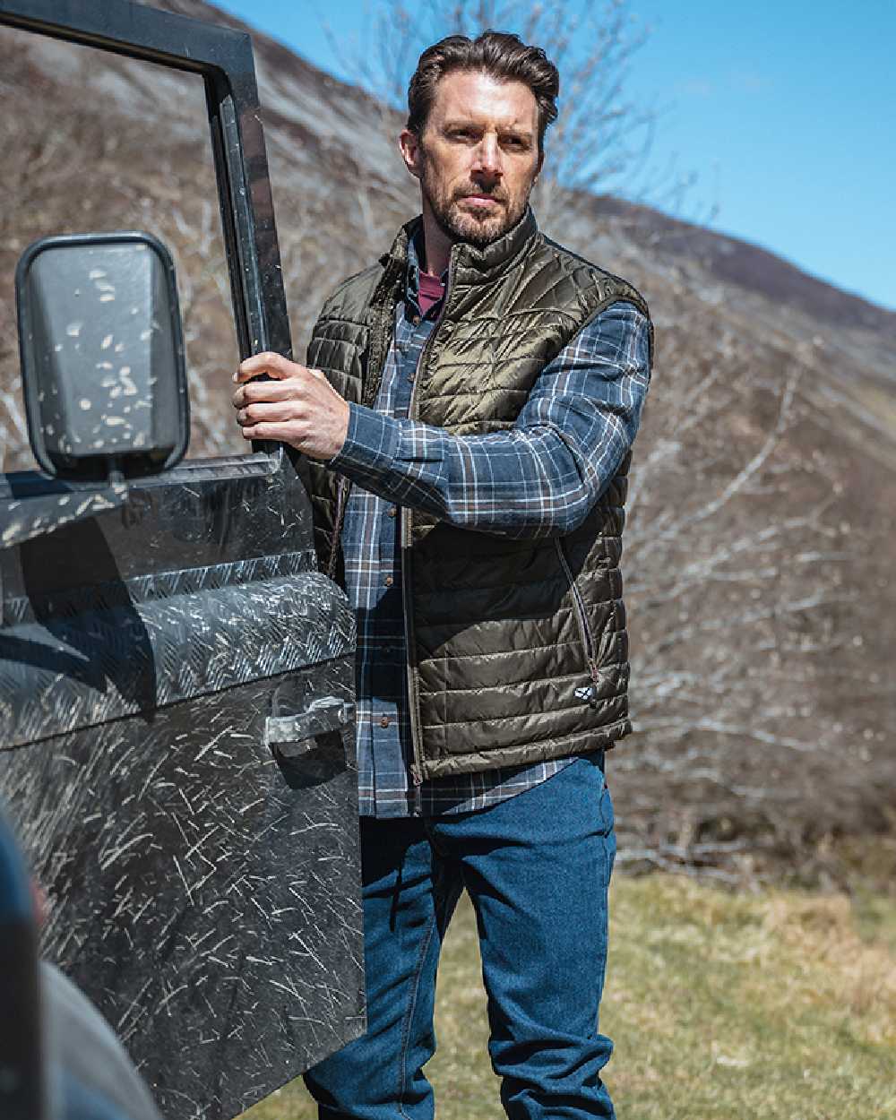 Hoggs of Fife Pitlessie Button Down Flannel Shirt - Image 2