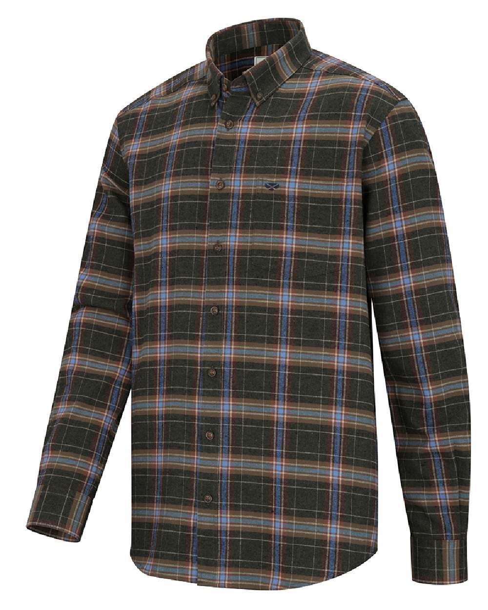 Hoggs of Fife Pitlessie Button Down Flannel Shirt - Image 6