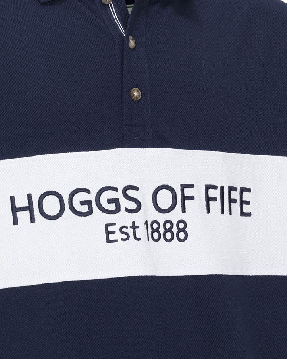 Hoggs of Fife Stewart Block Pique Polo Shirt - Image 5