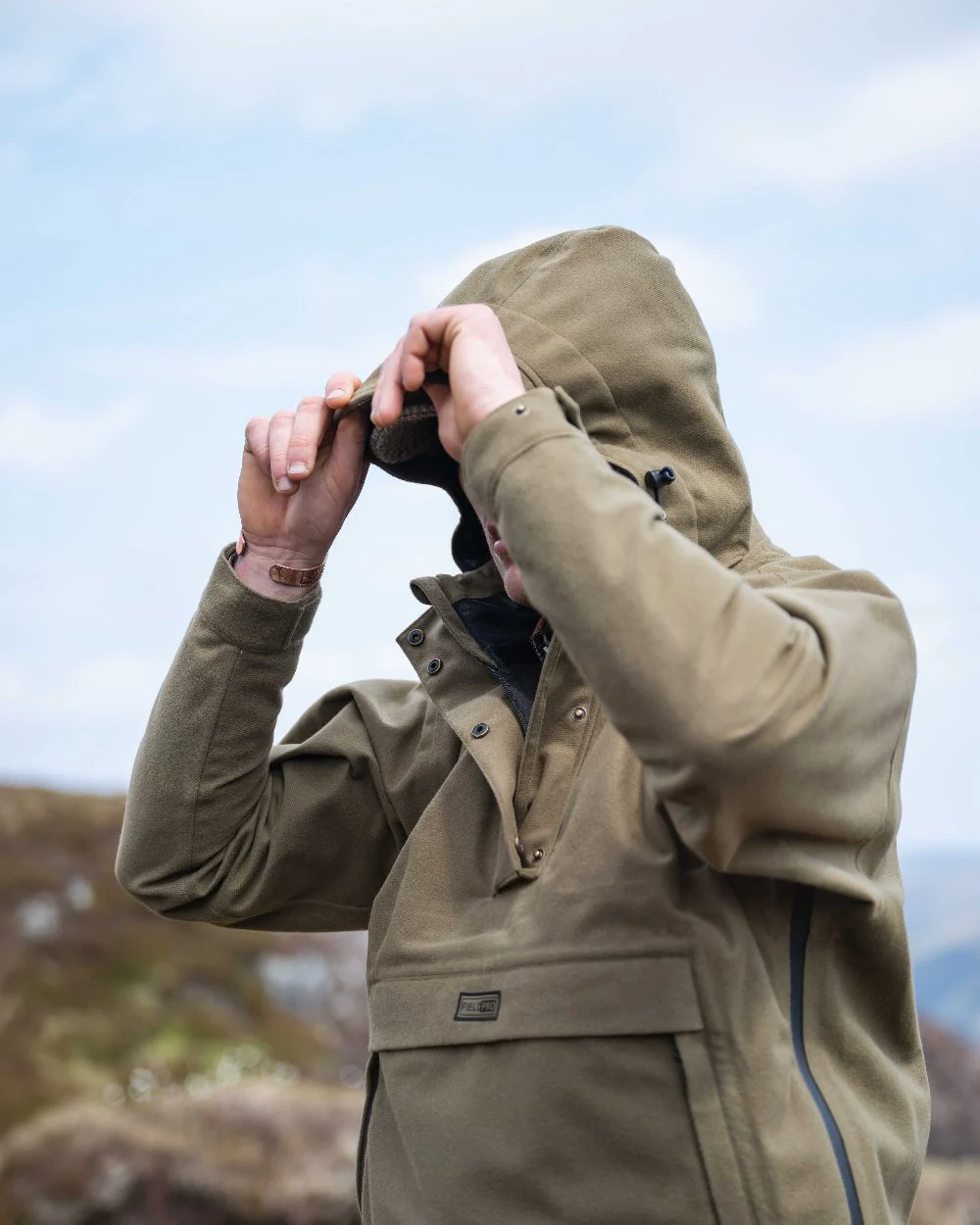 Hoggs of Fife Mens Torness Trilaminate Waterproof Smock - Image 4