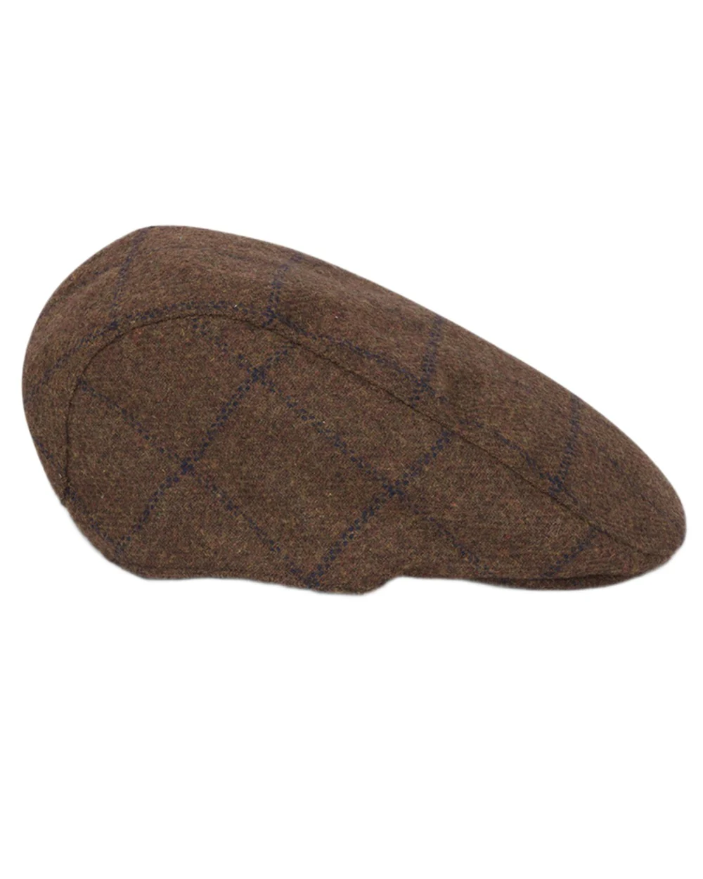 Hoggs of Fife Mens Windowpane Waterproof Tweed Hat - Image 2