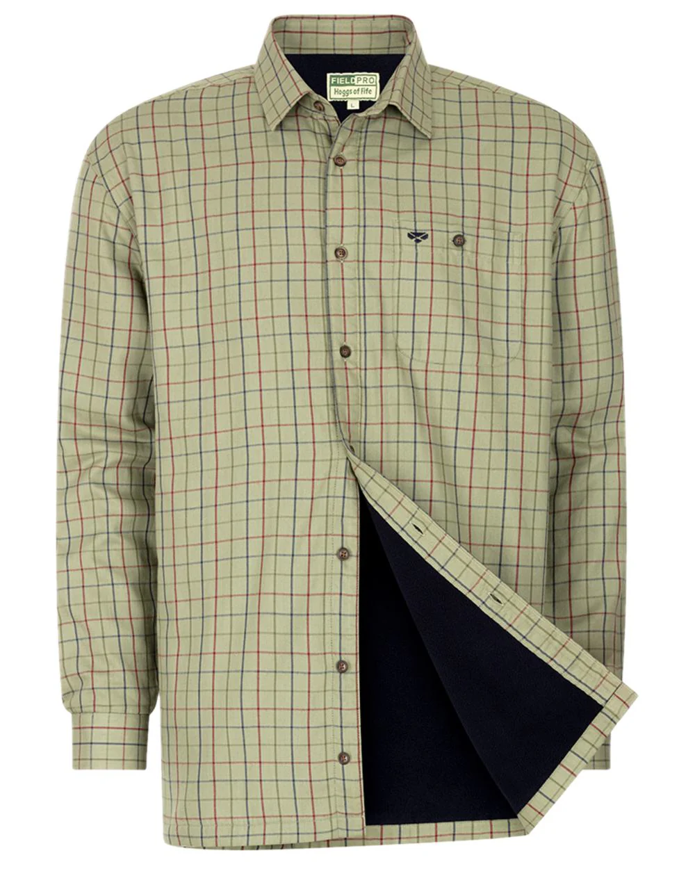 Hoggs of Fife Micro Fleece Lined Shirt - Image 29