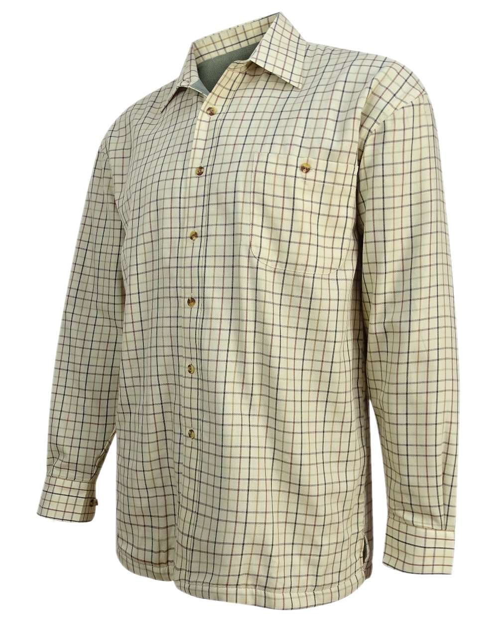 Hoggs of Fife Micro Fleece Lined Shirt - Image 3
