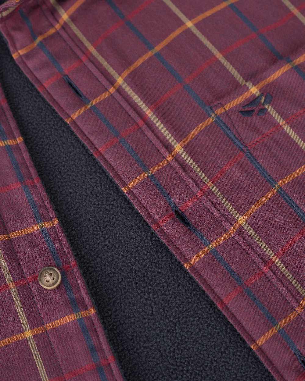 Hoggs of Fife Micro Fleece Lined Shirt - Image 36