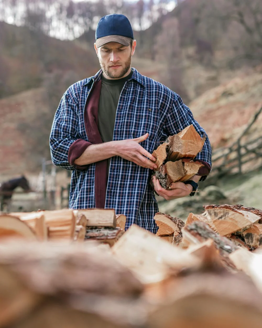 Hoggs of Fife Micro Fleece Lined Shirt - Image 6