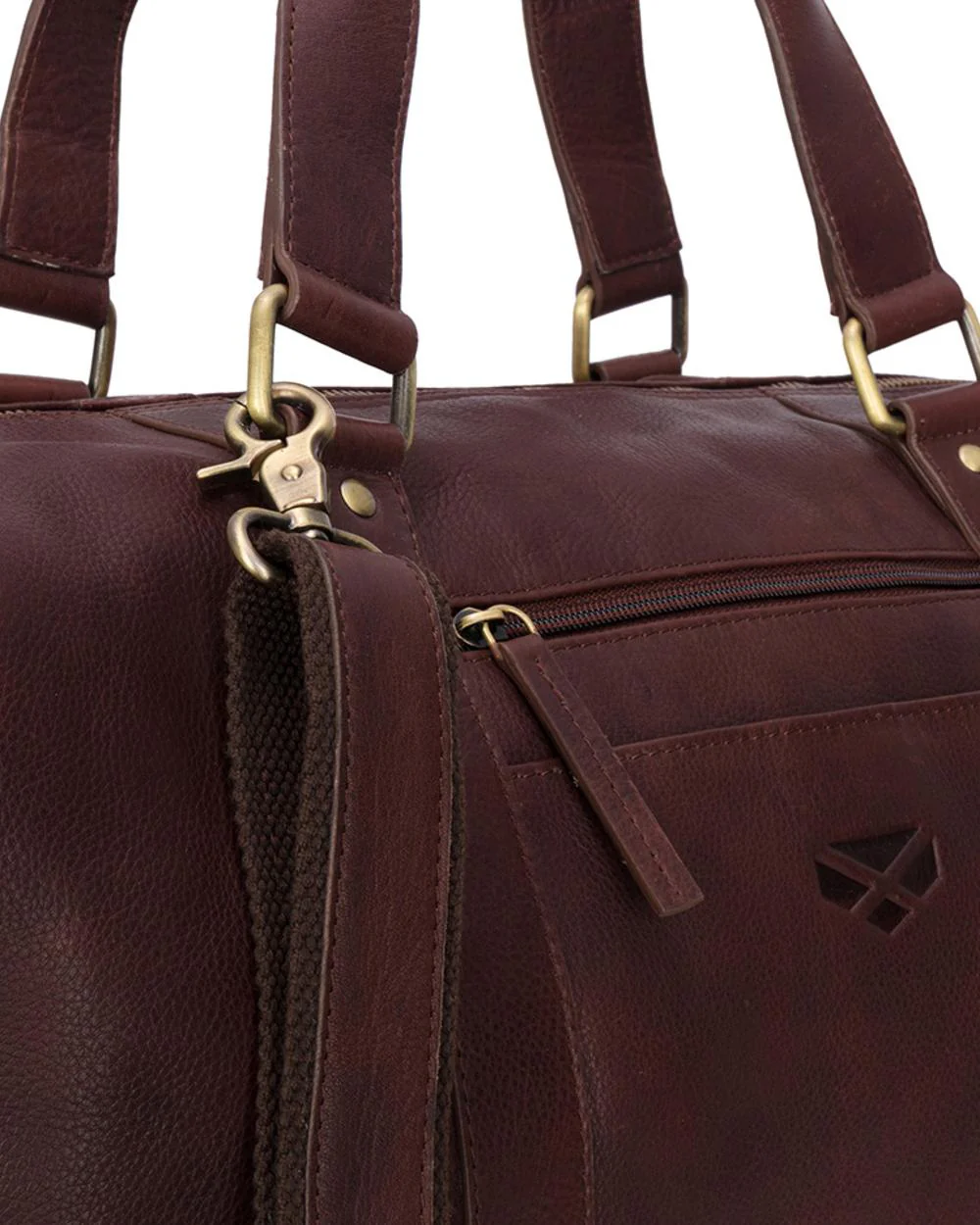 Hoggs of Fife Monarch Leather Carryon Holdall - Image 11