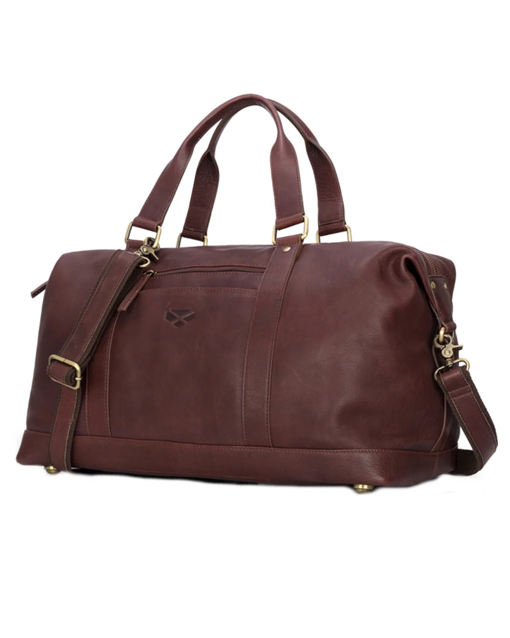 Hoggs of Fife Monarch Leather Carryon Holdall - Image 7