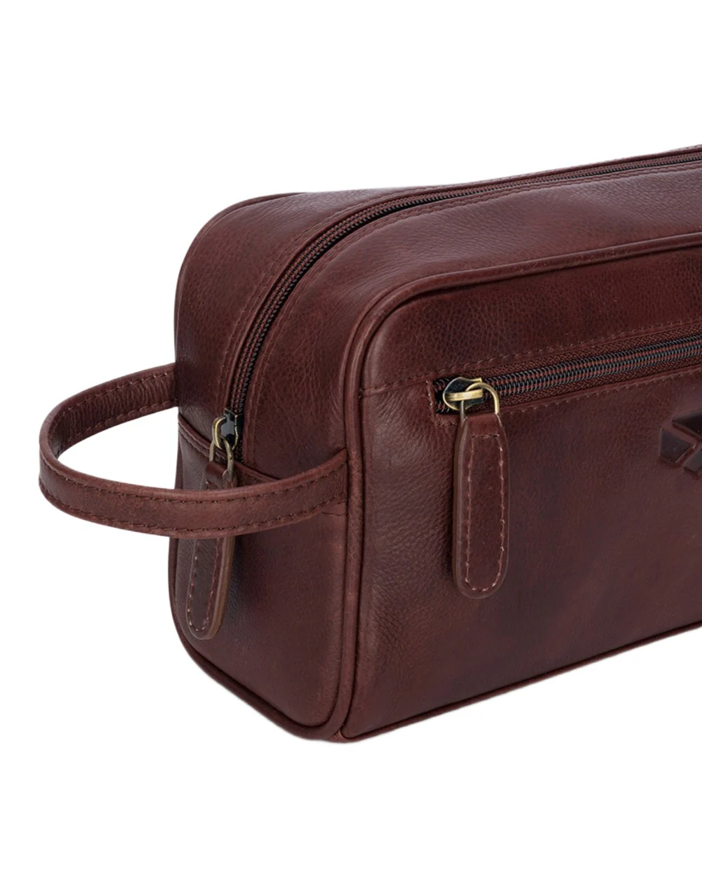 Hoggs of Fife Monarch Leather Wash Bag - Image 5