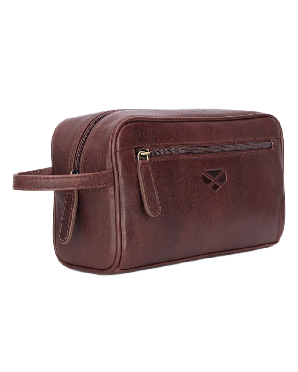Hoggs of Fife Monarch Leather Wash Bag - Image 6