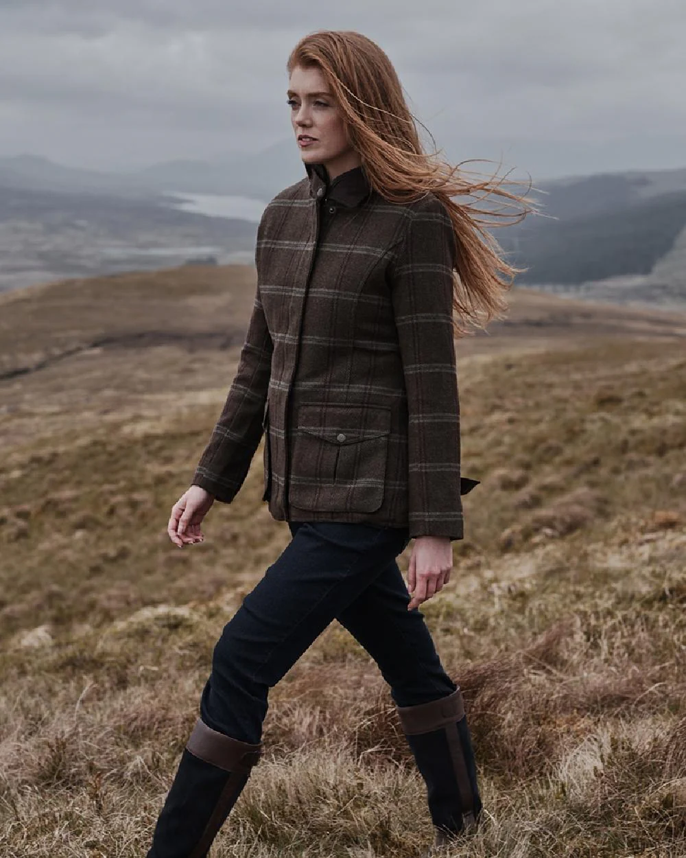 Hoggs of Fife Musselburgh Tweed Field Coat - Image 2