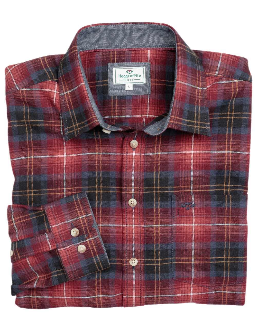 Hoggs of Fife Pitmedden Flannel Check Shirt - Image 11