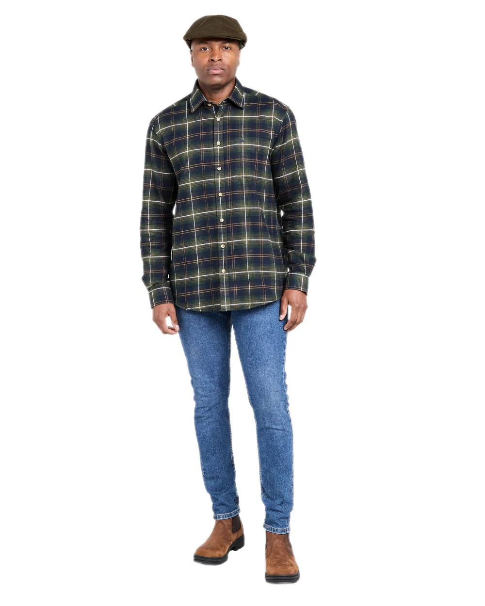 Hoggs of Fife Pitmedden Flannel Check Shirt - Image 5