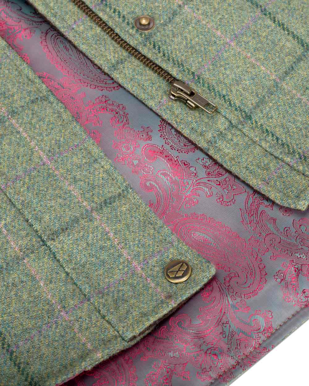 Hoggs of Fife Roslin Ladies Technical Tweed Field Coat - Image 11
