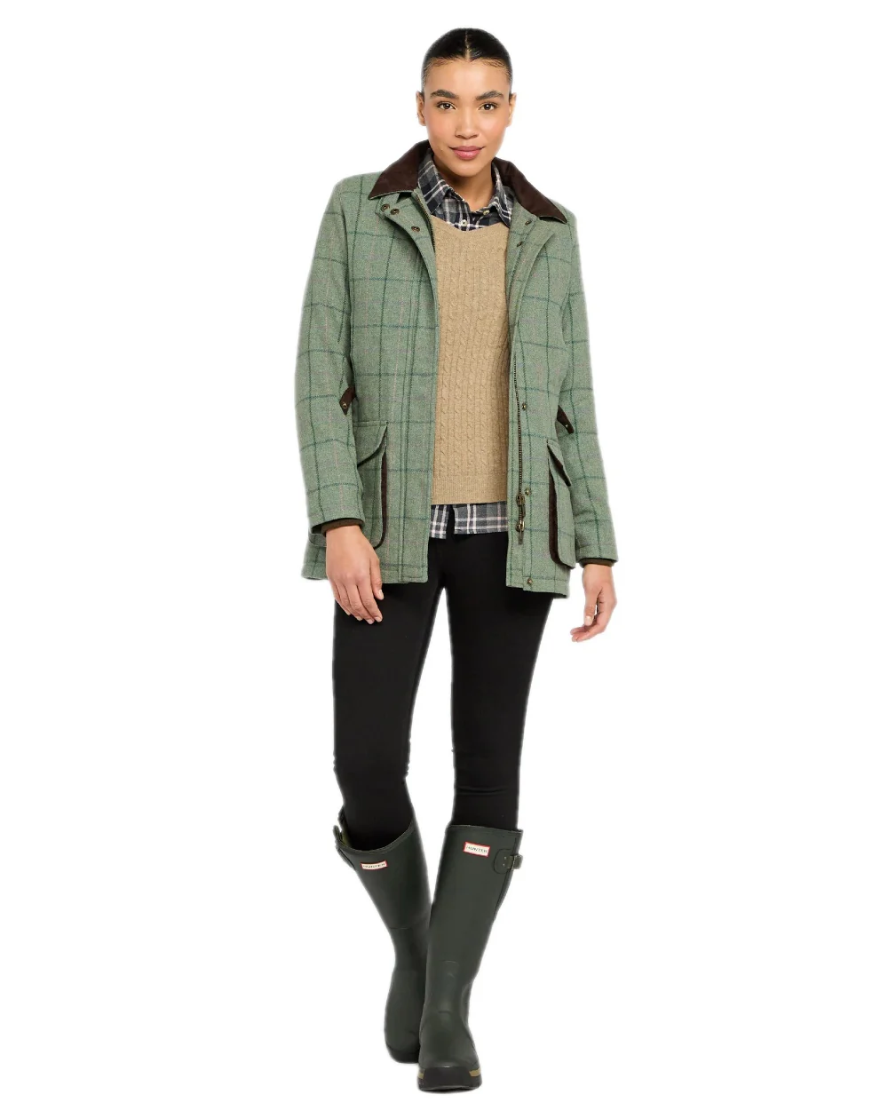 Hoggs of Fife Roslin Ladies Technical Tweed Field Coat - Image 5