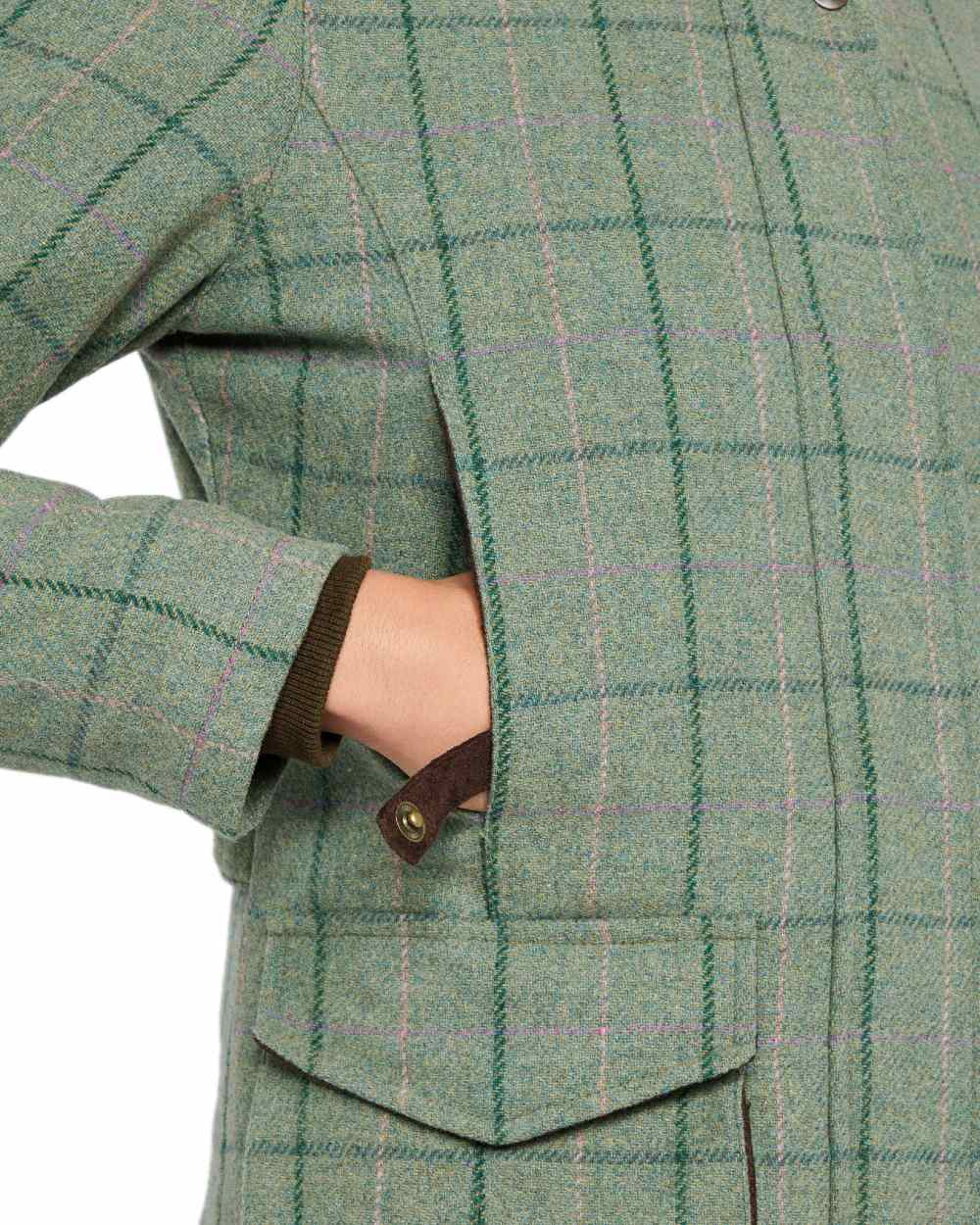 Hoggs of Fife Roslin Ladies Technical Tweed Field Coat - Image 8