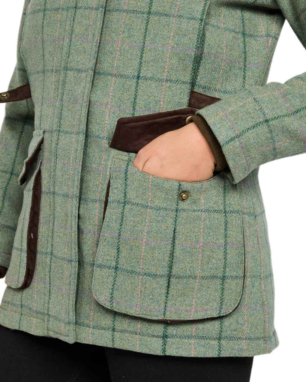 Hoggs of Fife Roslin Ladies Technical Tweed Field Coat - Image 9