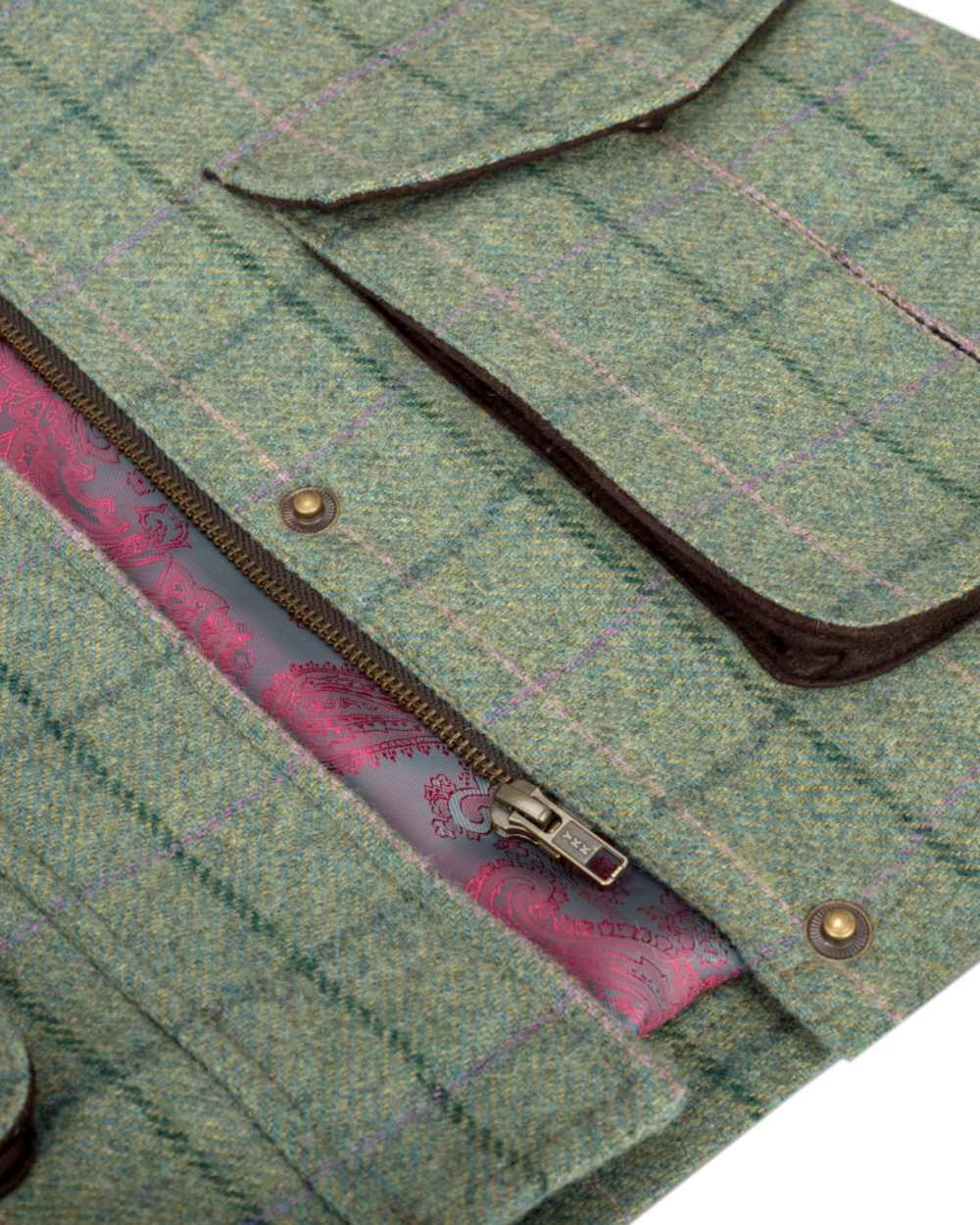 Hoggs of Fife Roslin Ladies Technical Tweed Waistcoat - Image 4