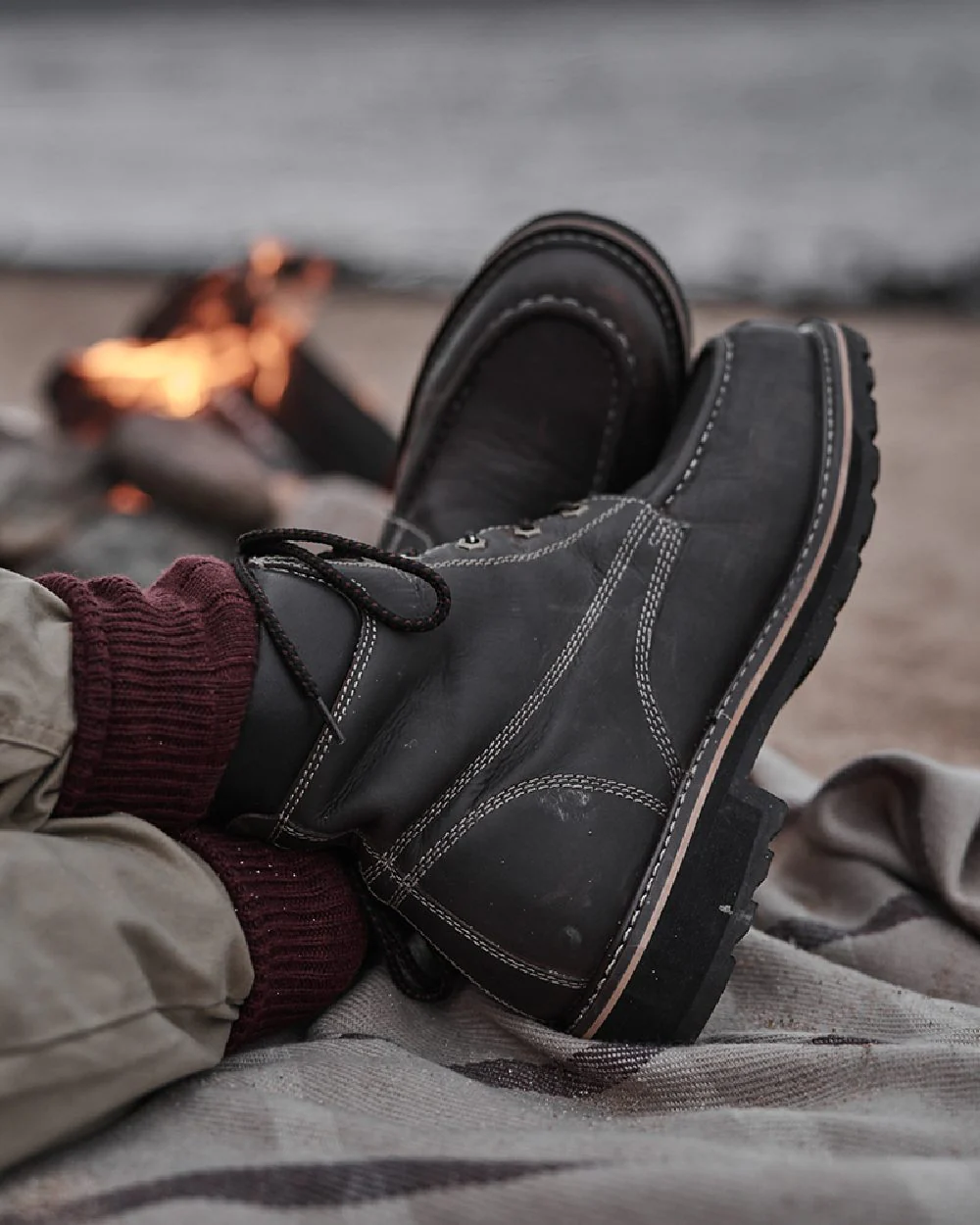 Hoggs of Fife Selkirk Moc Work Boots - Image 3