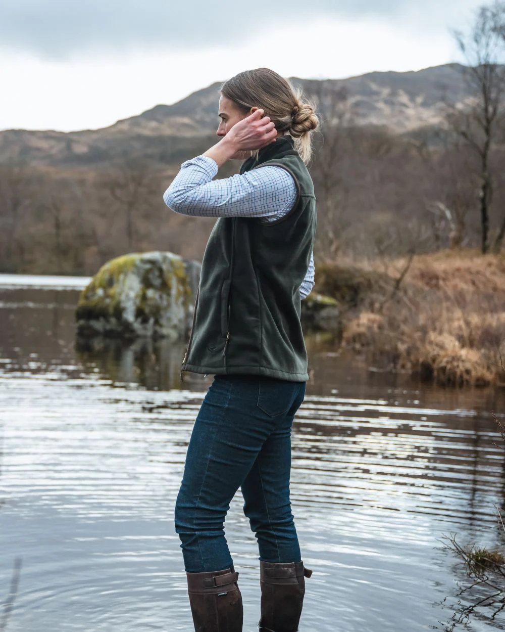 Hoggs of Fife Stenton Ladies Fleece Gilet - Image 33