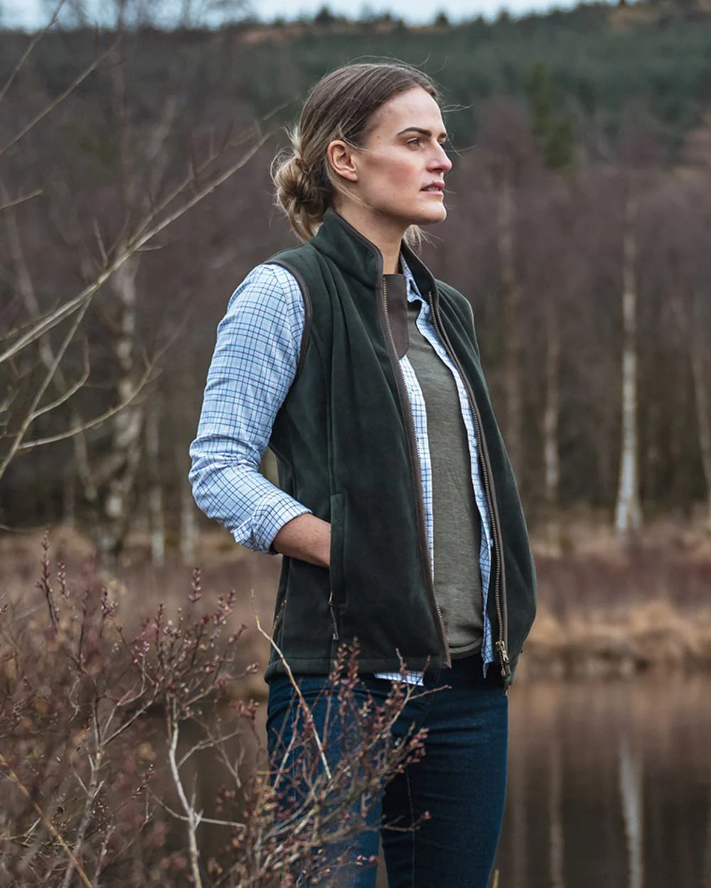 Hoggs of Fife Stenton Ladies Fleece Gilet - Image 35