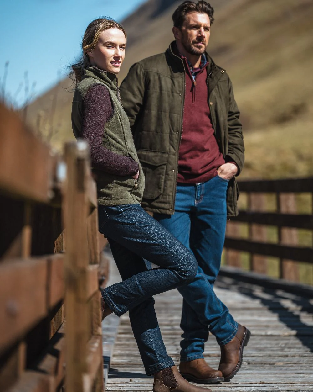Hoggs of Fife Stenton Ladies Fleece Gilet - Image 4