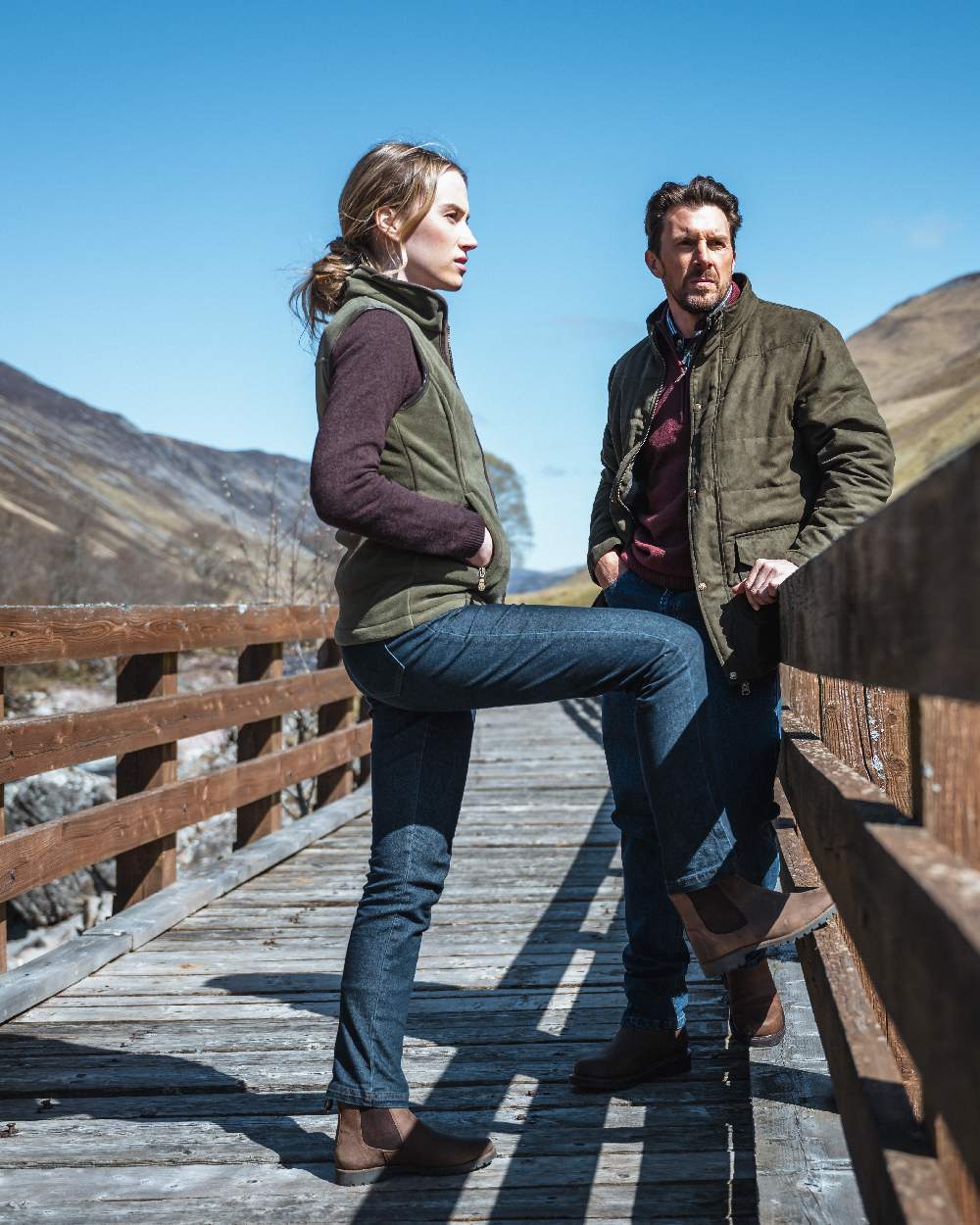 Hoggs of Fife Stenton Ladies Fleece Gilet - Image 5