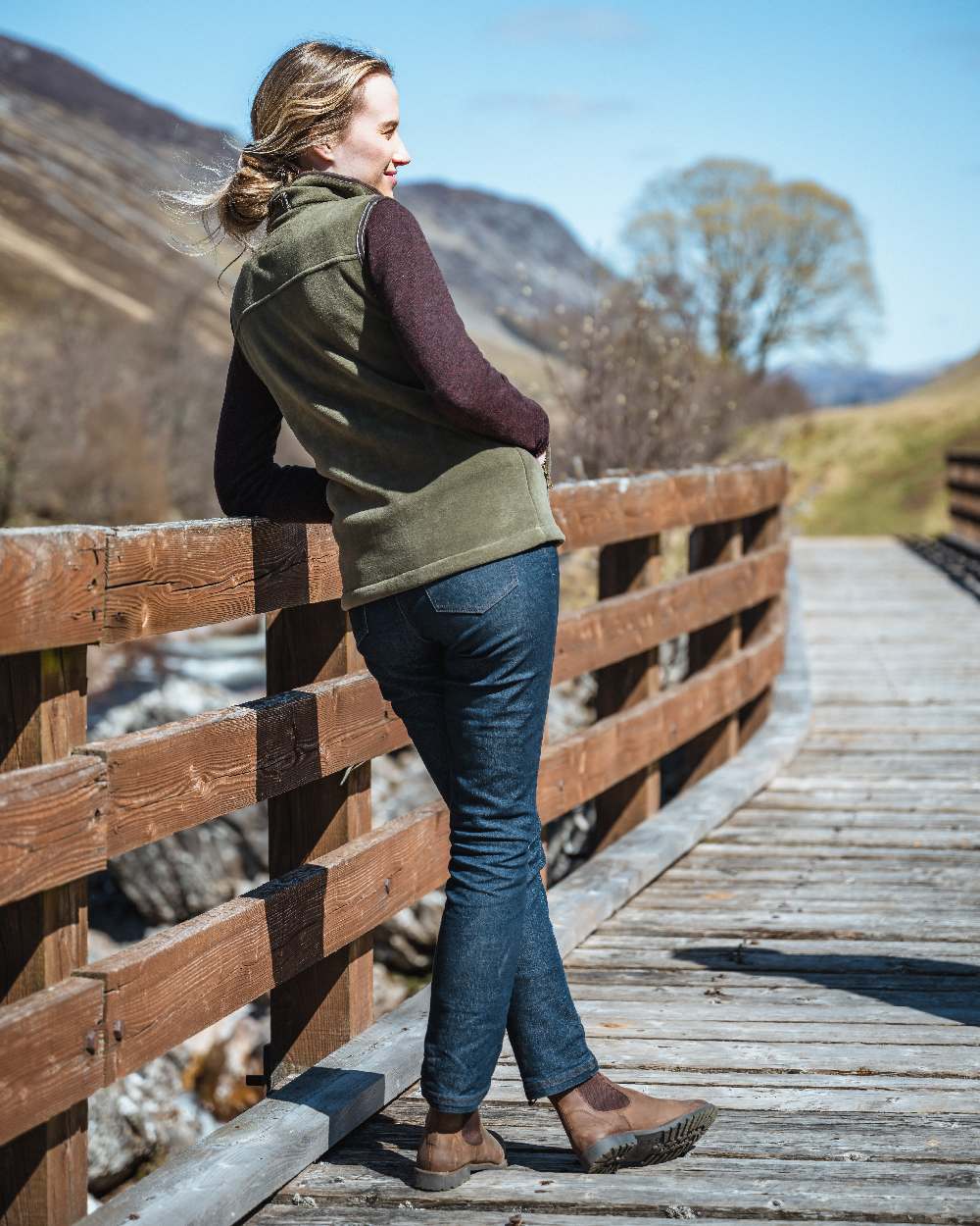 Hoggs of Fife Stenton Ladies Fleece Gilet - Image 6