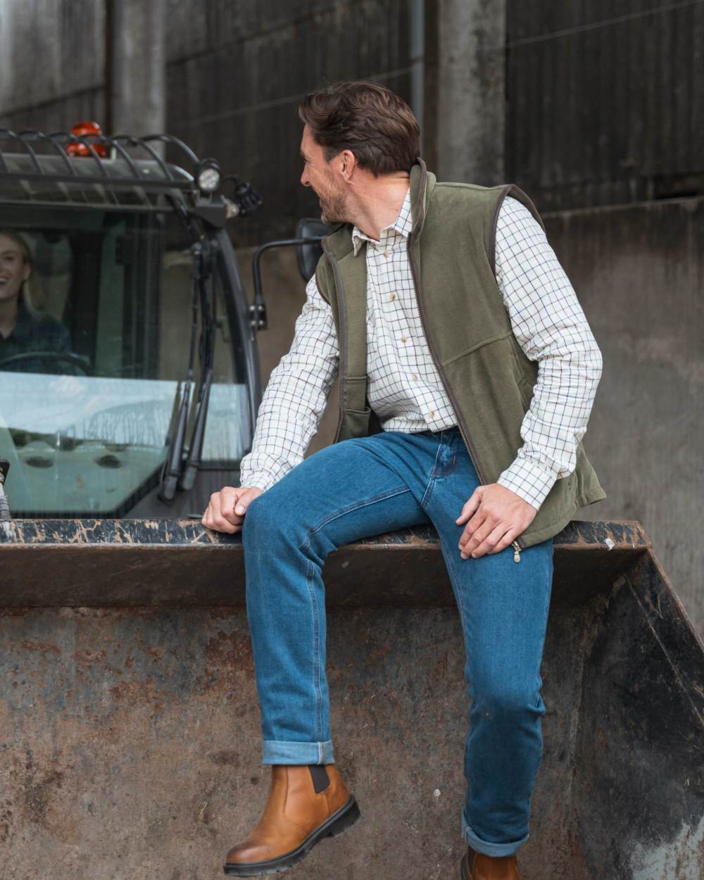 Hoggs of Fife Stenton Technical Fleece Gilet - Image 15