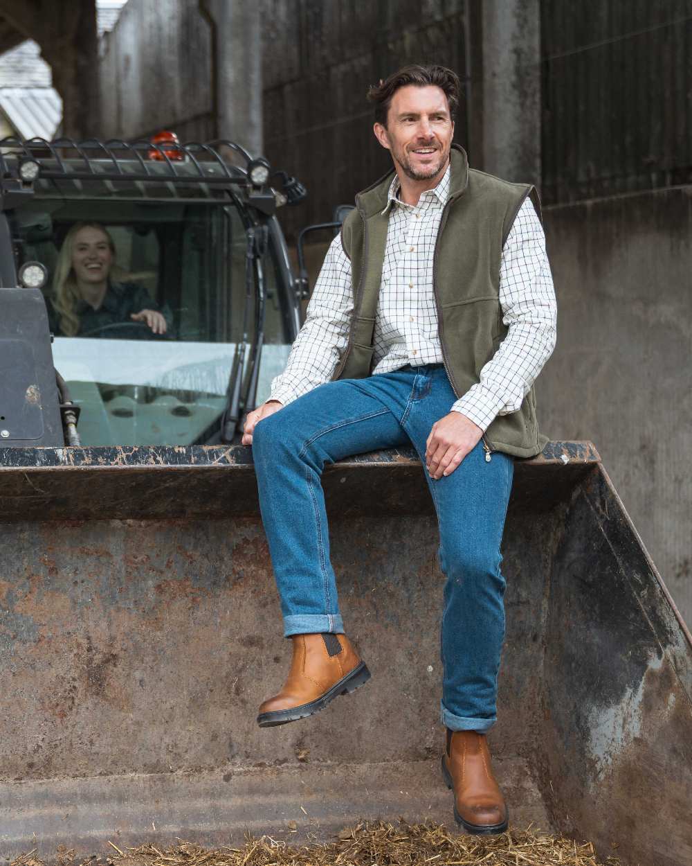 Hoggs of Fife Stenton Technical Fleece Gilet - Image 16