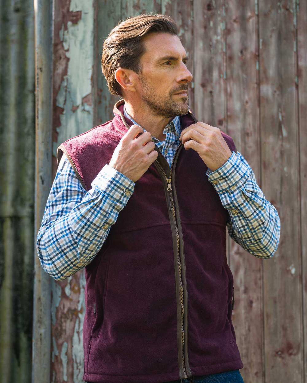 Hoggs of Fife Stenton Technical Fleece Gilet - Image 21