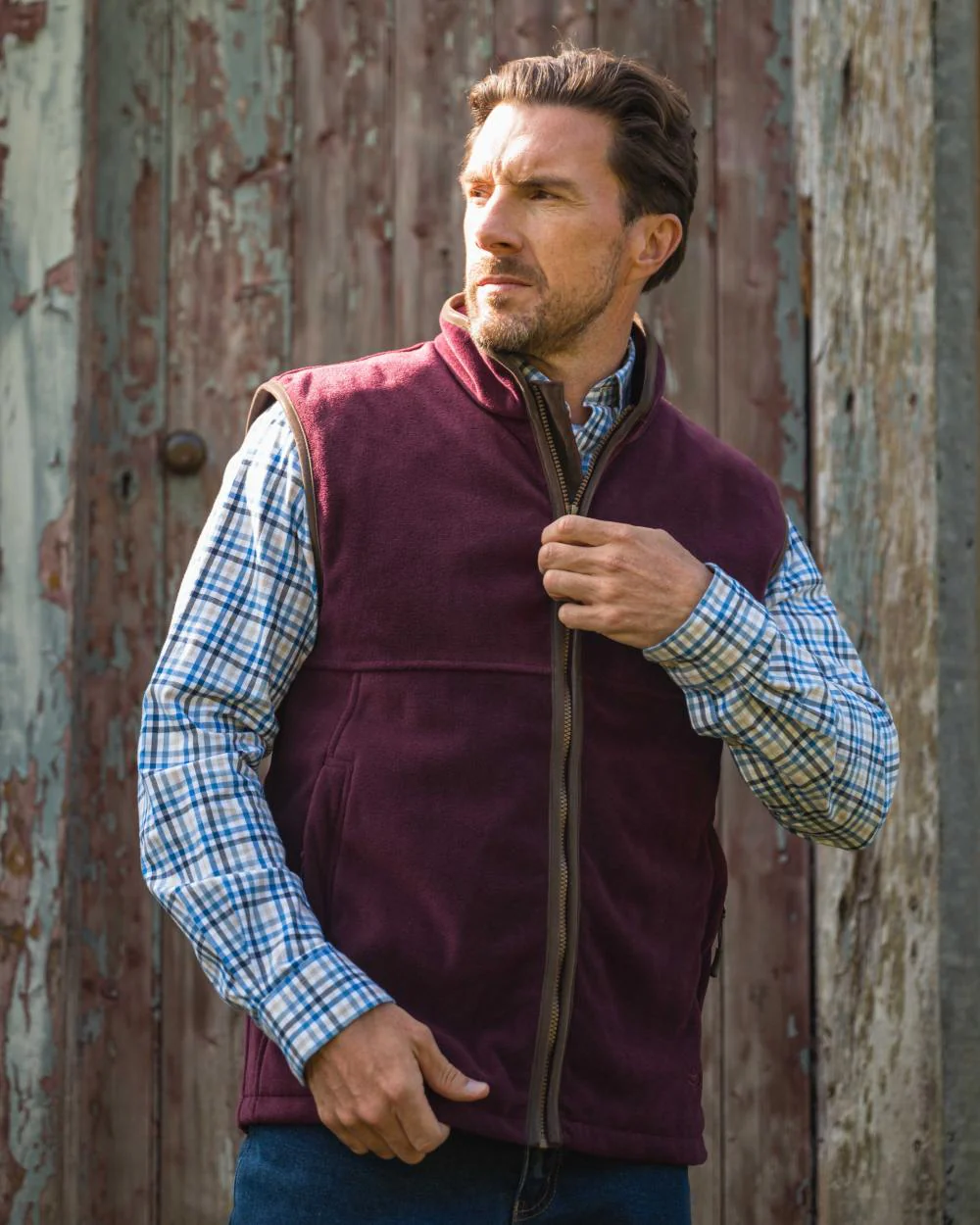 Hoggs of Fife Stenton Technical Fleece Gilet - Image 22