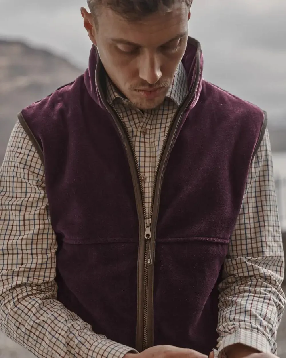 Hoggs of Fife Stenton Technical Fleece Gilet - Image 23