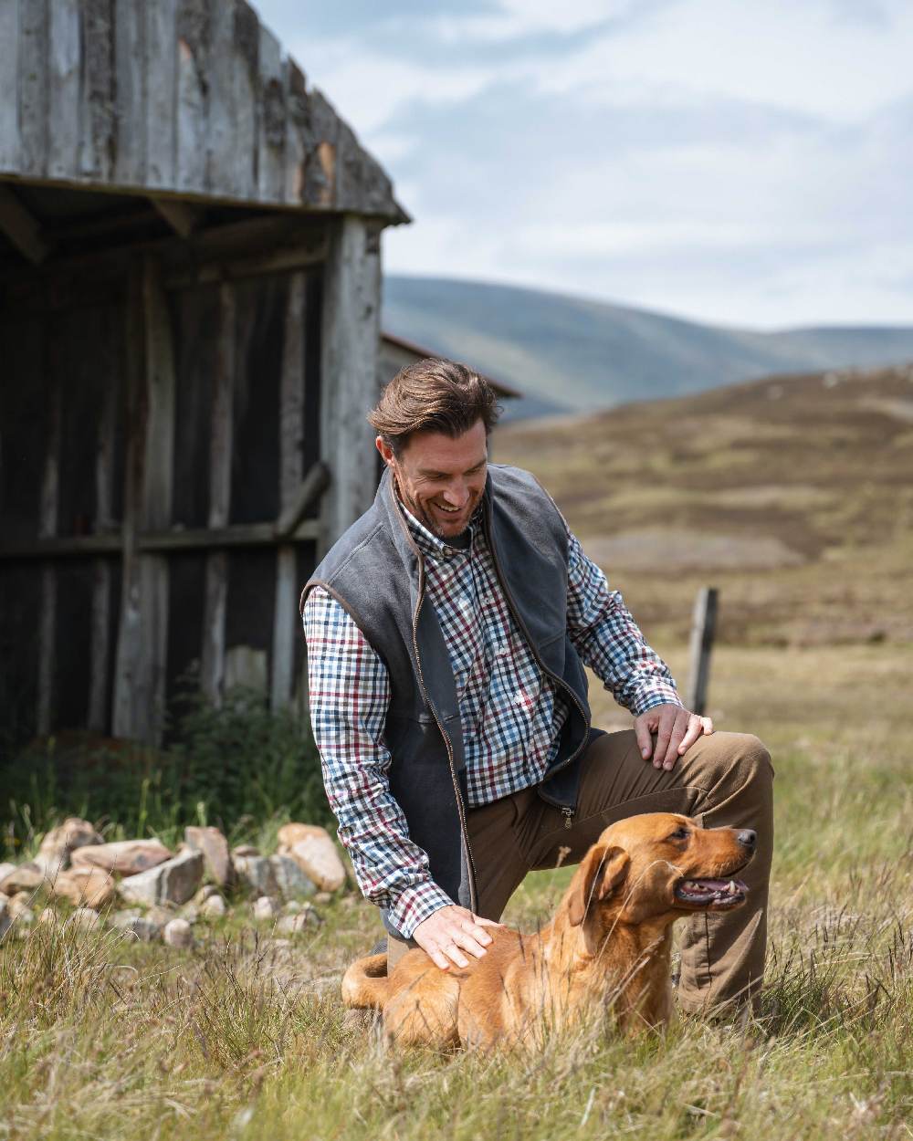 Hoggs of Fife Stenton Technical Fleece Gilet - Image 27