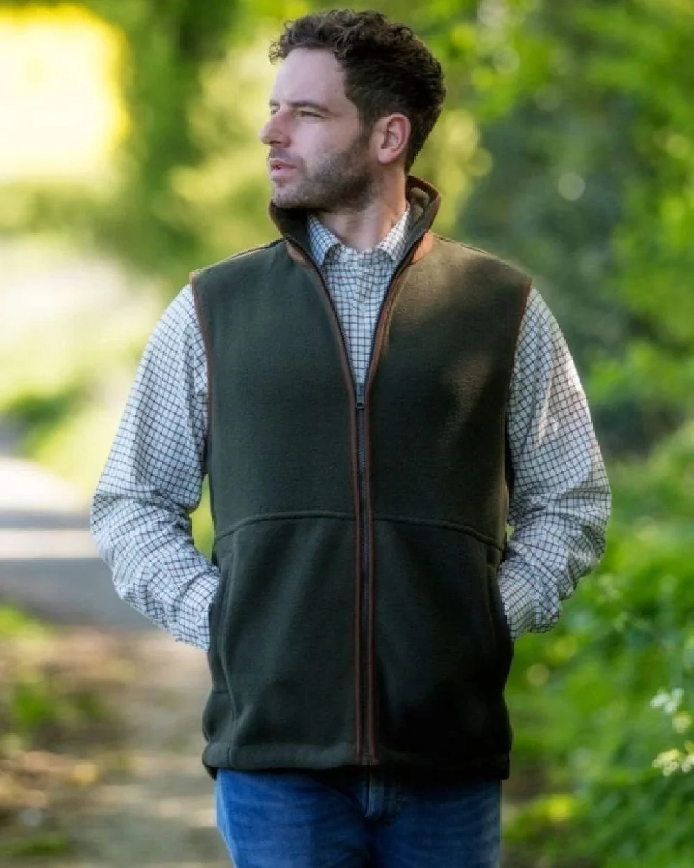 Hoggs of Fife Stenton Technical Fleece Gilet - Image 3