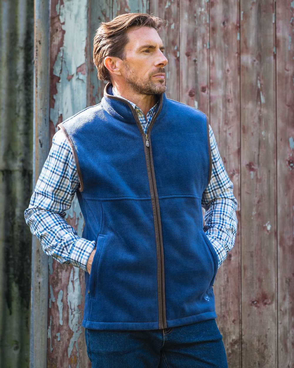 Hoggs of Fife Stenton Technical Fleece Gilet - Image 36