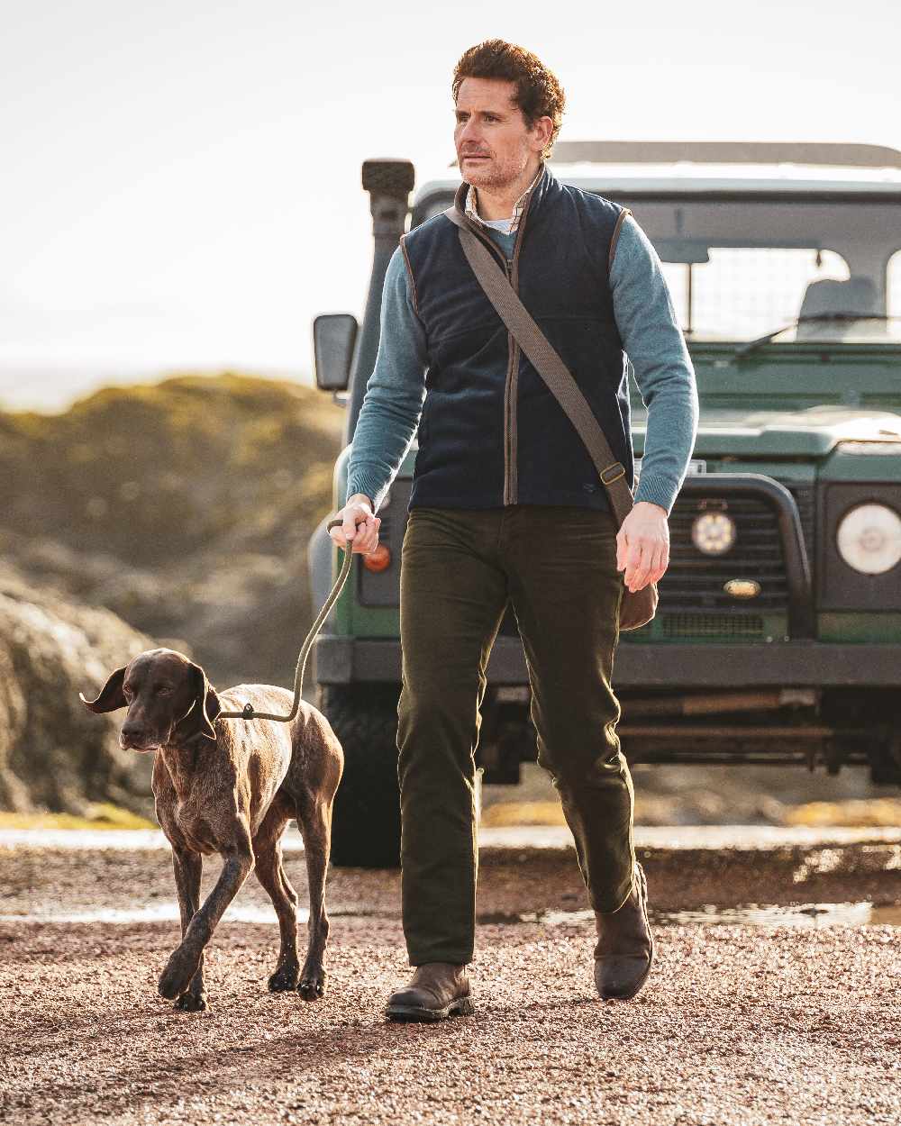 Hoggs of Fife Stenton Technical Fleece Gilet - Image 6