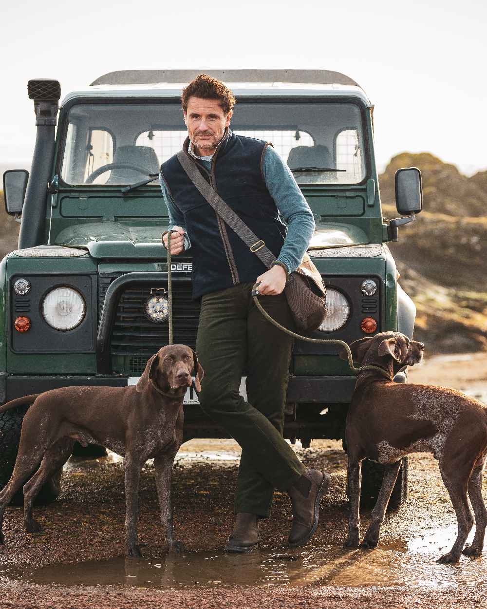 Hoggs of Fife Stenton Technical Fleece Gilet - Image 7