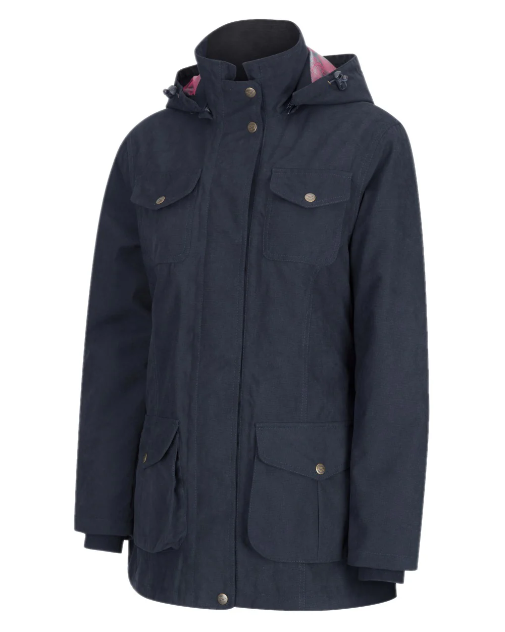 Hoggs of Fife Struther Ladies Hooded Field Coat - Image 4