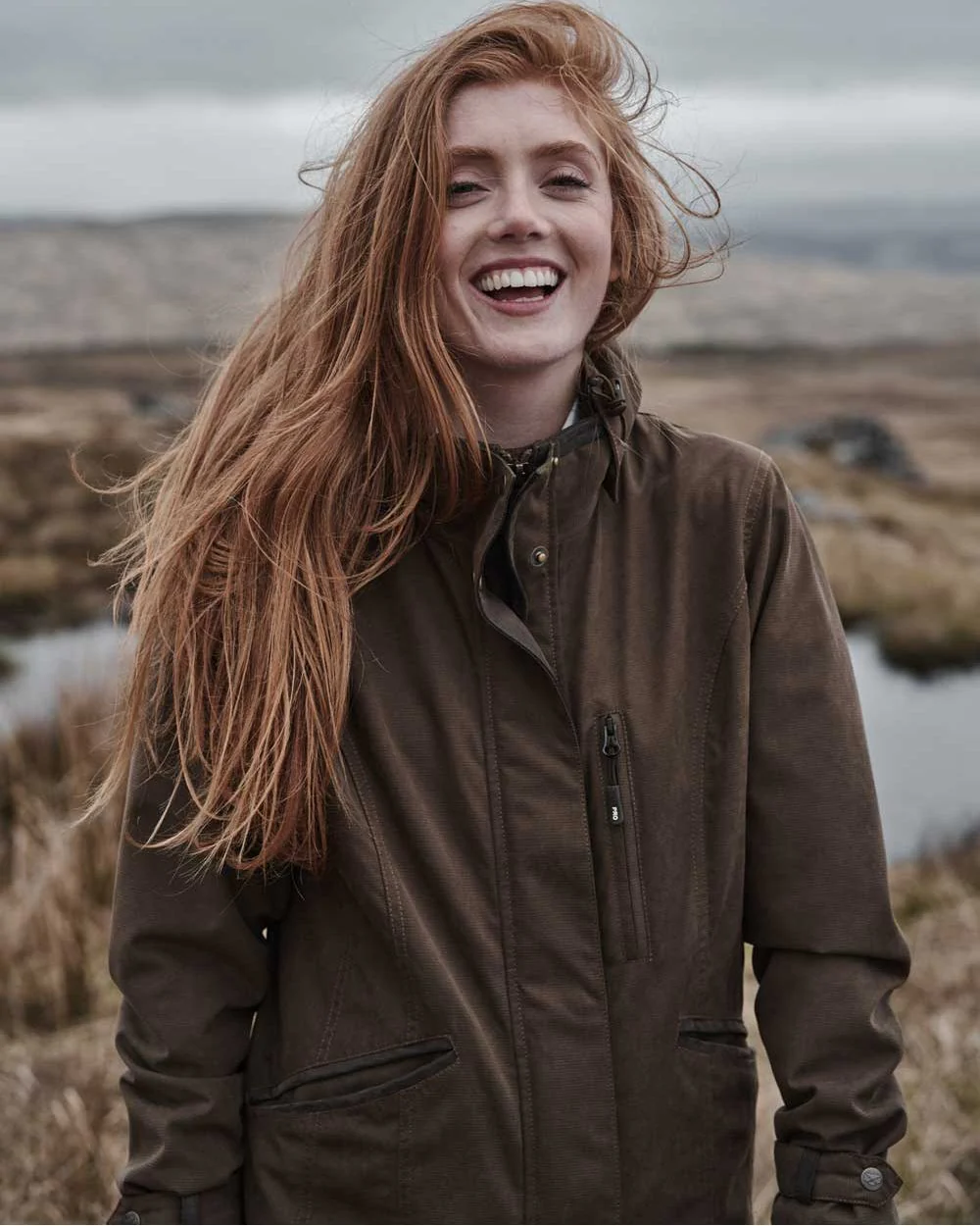 Hoggs of Fife Struther Ladies Long Riding Coat - Image 14