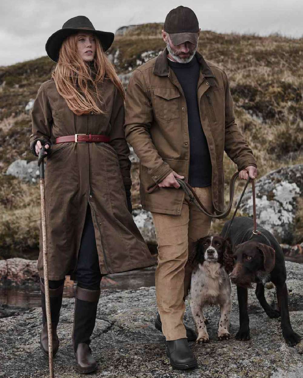 Hoggs of Fife Struther Ladies Long Riding Coat - Image 15