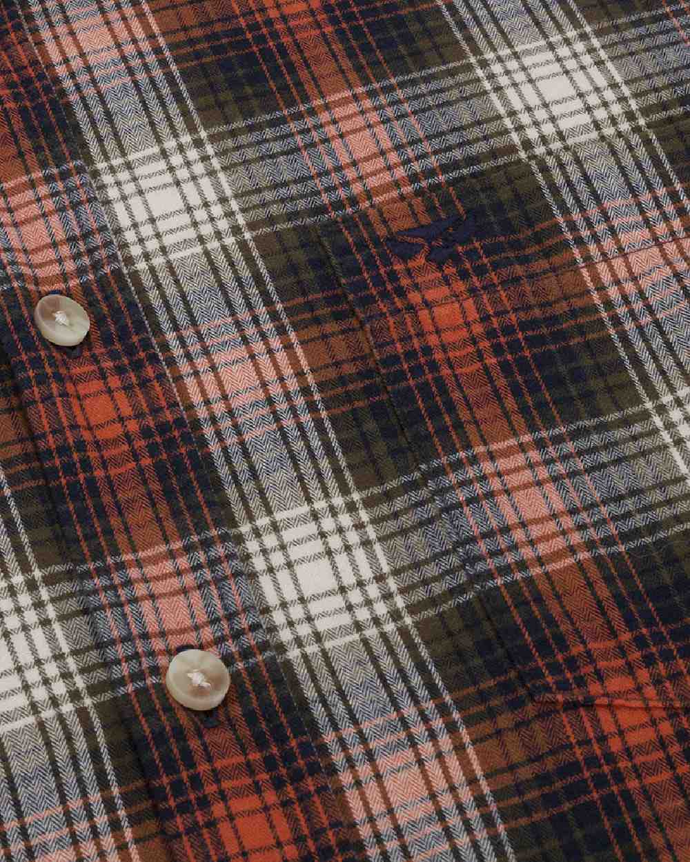 Hoggs of Fife Tiree Herringbone Check Shirt - Image 4