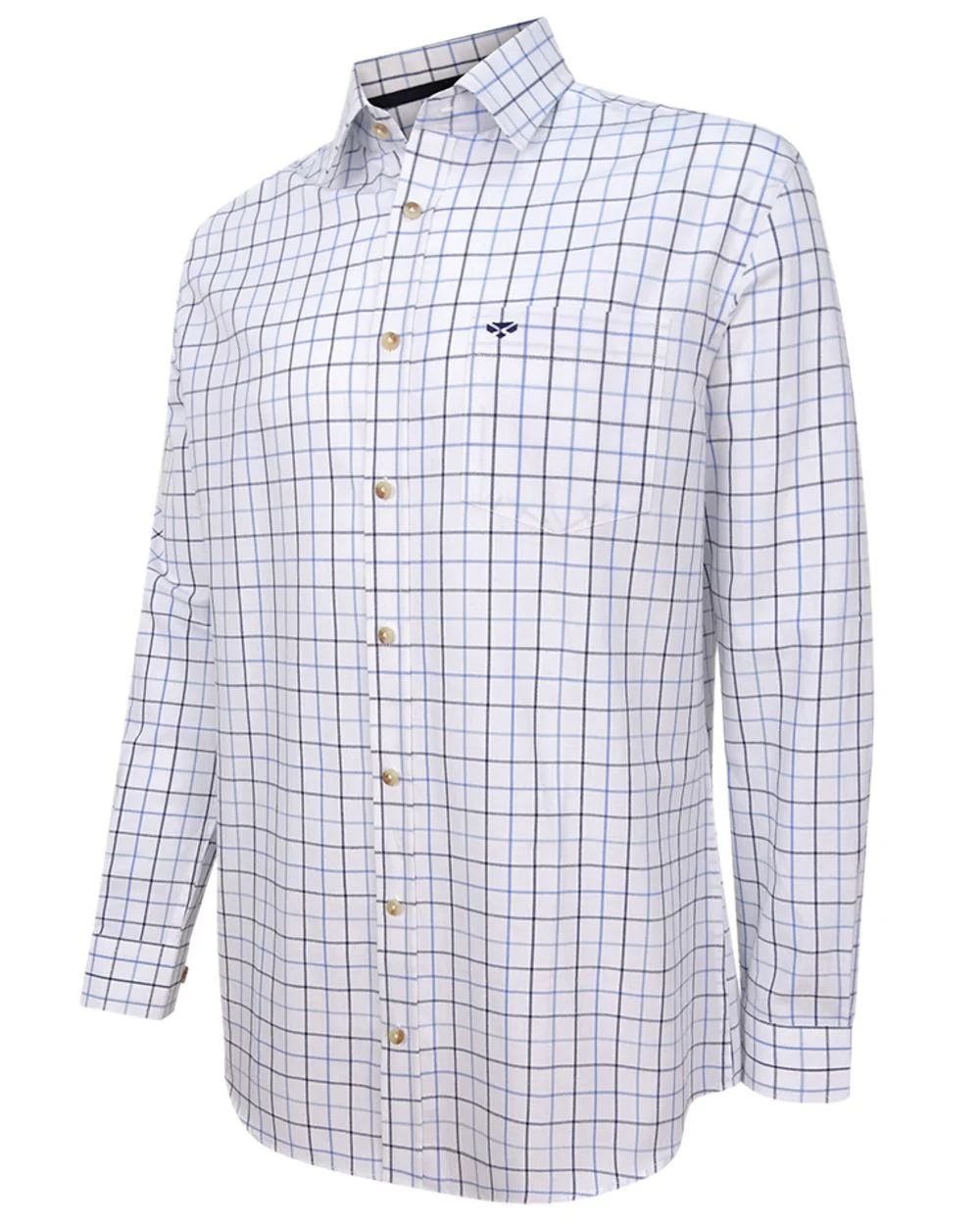 Hoggs of Fife Viscount Premier Tattersall Shirt - Image 4